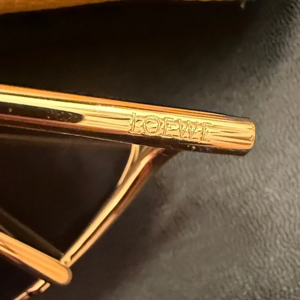 Gold Frame with Purple Lenses Sunglasses